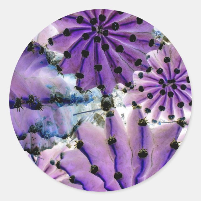 From Space Runder Aufkleber (Vorderseite)