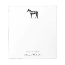 From The Desk Of | Elegant Horse Equestrian Name