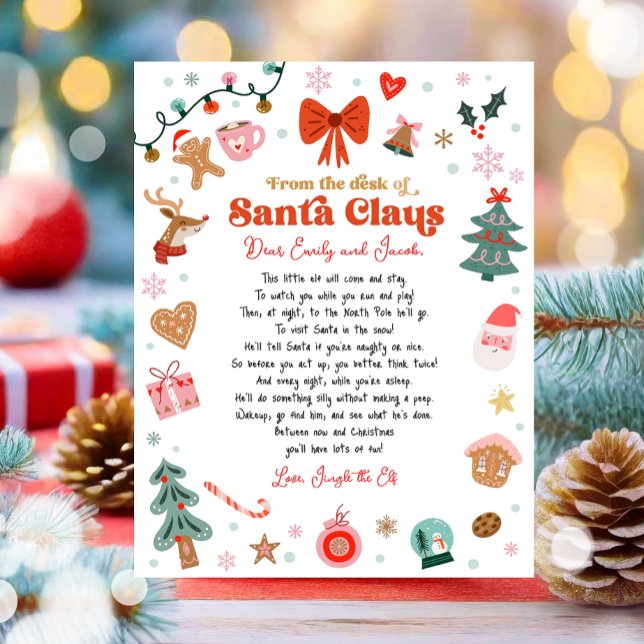 From The Desk of Santa Christmas Elf Letter (Von Creator hochgeladen)