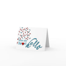 From the heart hello