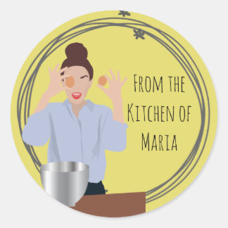 "From the Kitchen Of" Custom Baking Aufkleber