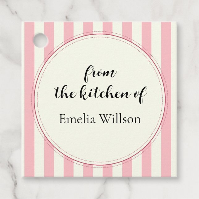 From the kitchen of Small Business Geschenkanhänger (Vorderseite)