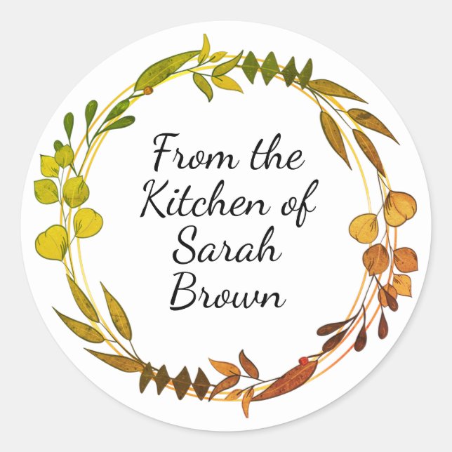 From the kitchen of stickers (Vorderseite)