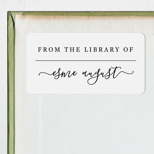 From the Library of Book Adressaufkleber (Von Creator hochgeladen)