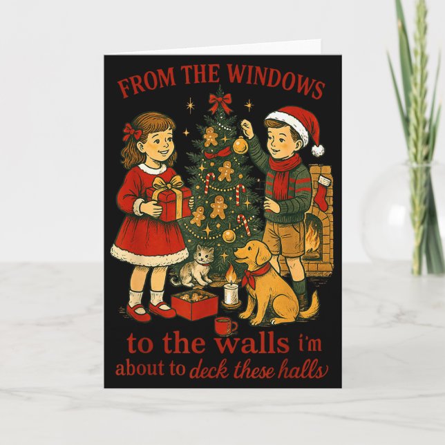 From The Windows To The Walls Christmas Fun  Karte (Vorderseite)