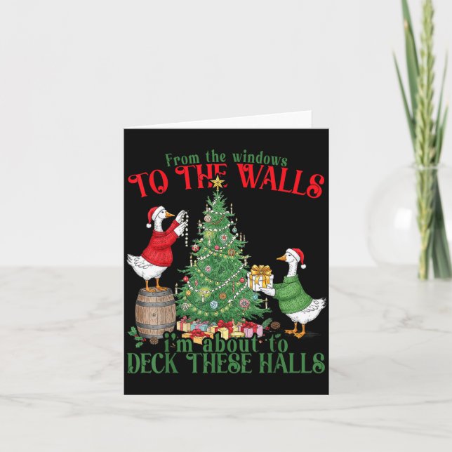 From The Windows To The Walls I'm About To Deck Th Karte (Vorderseite)