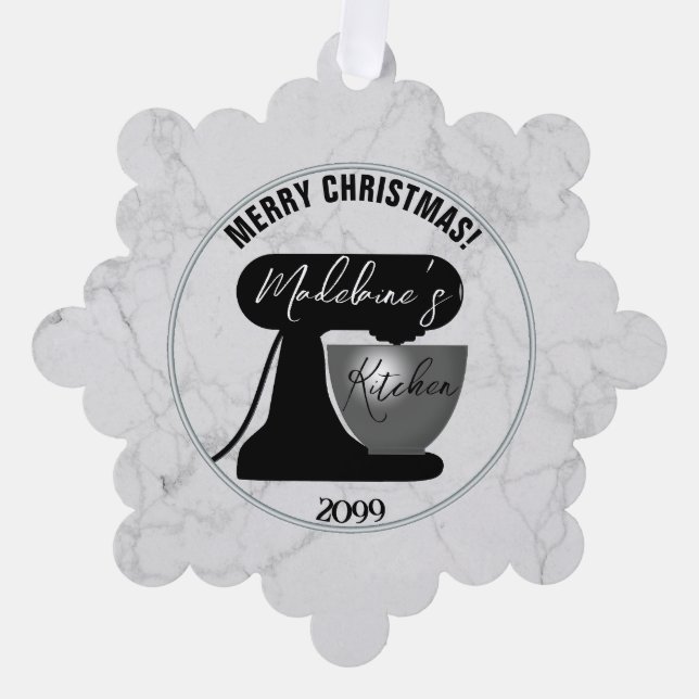 From Your Kitchen Paper Ornament Card Gift Tag (Vorderseite)