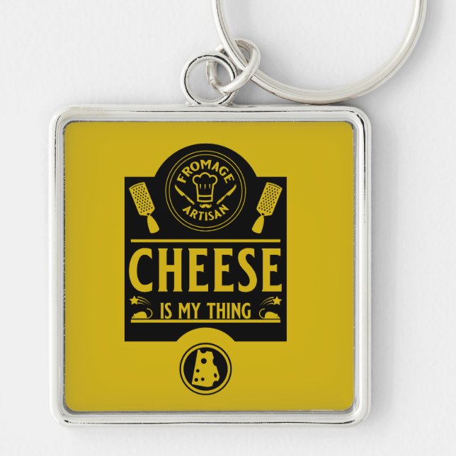 Fromage Artisan Schlüsselanhänger (Vorne)