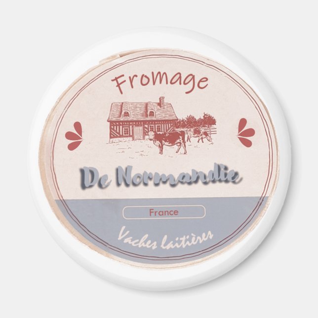 Fromage de normandie magnet (Vorne)
