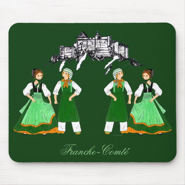 Fromagers de Franche-Comté, Frankreich Mousepad (Vorne)