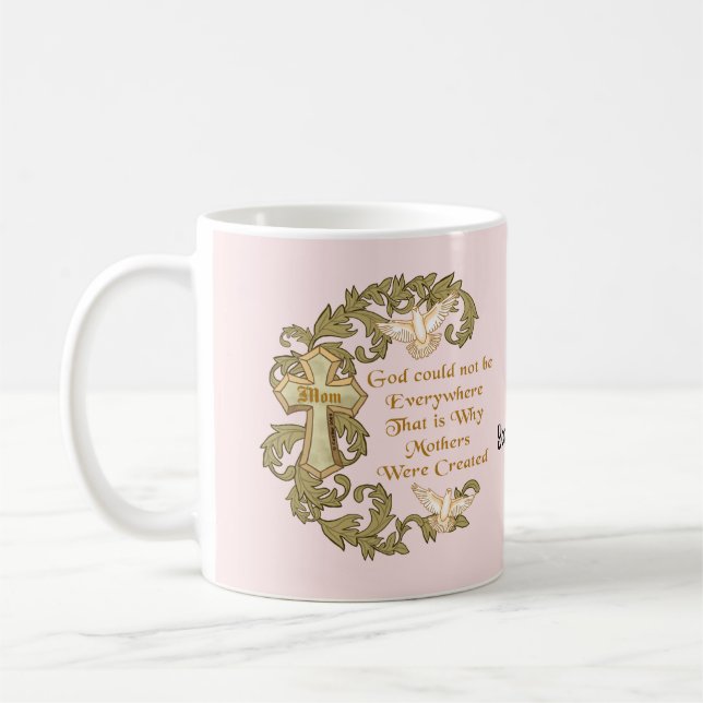 Fromme christliche Mutter Tasse (Links)