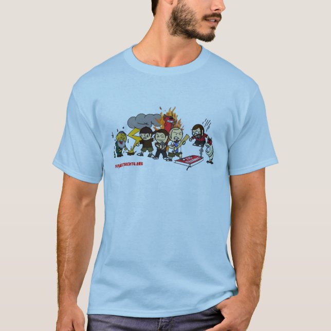 FromScratchTV Cartoon T-Shirt (Vorderseite)