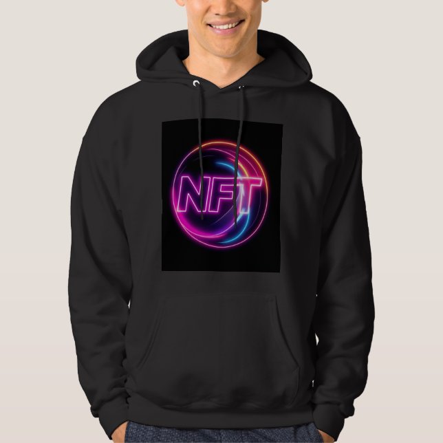 Front and Back Design Custom Logo T-Shirt Hoodie (Vorderseite)