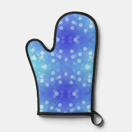 Front and back views of an oven mitt. ofenhandschuh