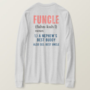 Front & Back FUNCLE lustige Onkeldefinition T-Shirt