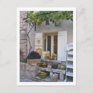 Front-Display im Provence Store Postkarte