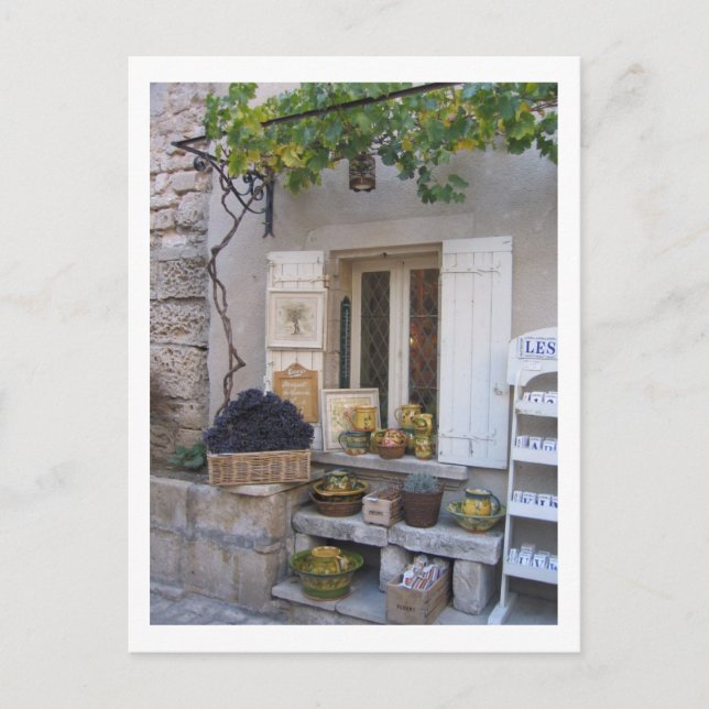 Front-Display im Provence Store Postkarte (Vorderseite)