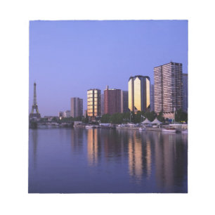 Front du Seine und Eiffelturm, Paris, Frankreich Notizblock