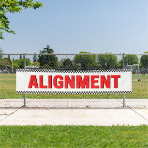 Front End Ausrichtung Autowerkstatt Groß Weiß Banner