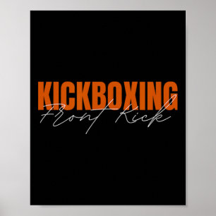Front Kick Kickboxen  Poster