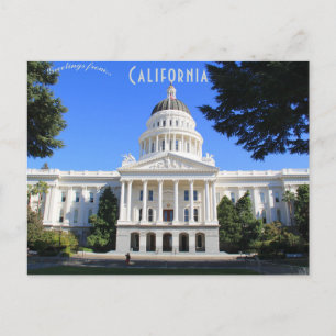 Front of California Staat Hauptstadt Sacramento CA Postkarte