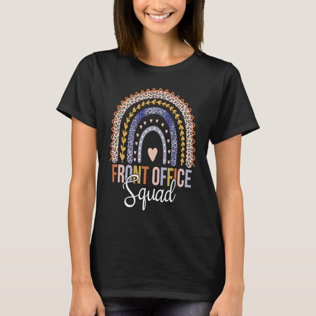 Front Office Squad Assistant School Secretary Cute T-Shirt (Vorderseite)