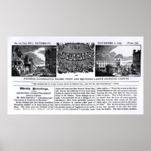 Front page of the 'National Co-operative Trades' Poster