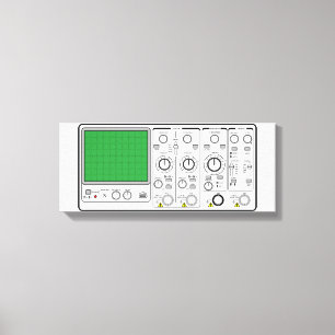  Front Panel Generic Oscilloscope Voltage Tester  Leinwanddruck