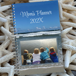 Front Photo Custom Family Planner Ocean Scene Planer