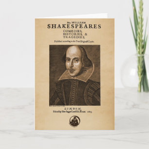 Front Piece to Shakespeare's First Folio Karte