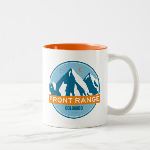 Front Range Mountains Colorado Zweifarbige Tasse