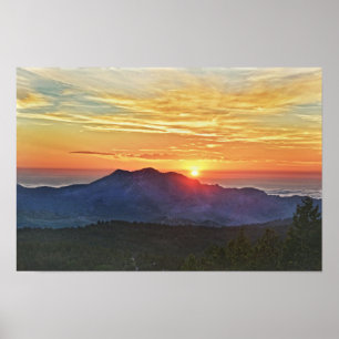 Front Range Sonnenaufgang, Colorado Poster