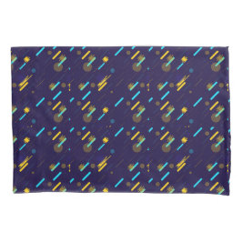 Front side of a pillowcase with a dark purple kissenbezug