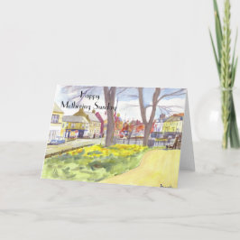 Front Street, Tynemouth Mothering Sunday Card. Karte