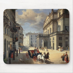 Front von La Scala-Theater, 1852 Mousepad