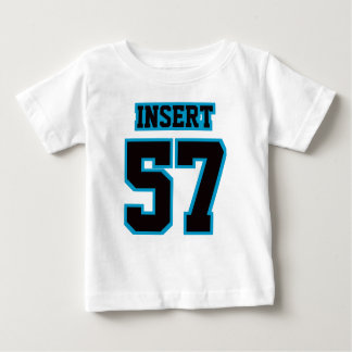 Front WHACK BLUE Tutu Football Jersey Baby T-shirt