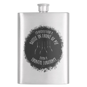 Frontal Lobotomy Flask Flachmann