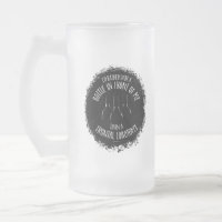 Frontal Lobotomy Mattiert Glass Beer Tasse