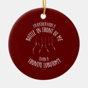 Frontallobotomie Keramik Ornament