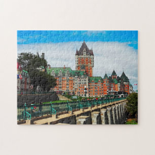 Frontenac Schloss Quebec. Jigsaw Puzzle