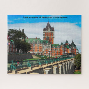 Frontenac-Schloss Quebec. Puzzle