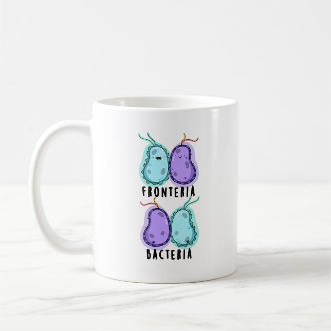 Fronteria Bacteria Funny Biology Pub Kaffeetasse (Links)