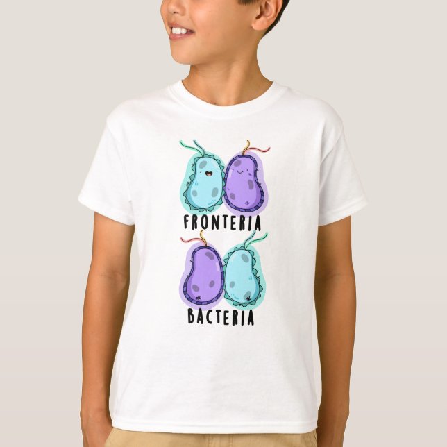 Fronteria Bacteria Funny Biology Pub T-Shirt (Vorderseite)