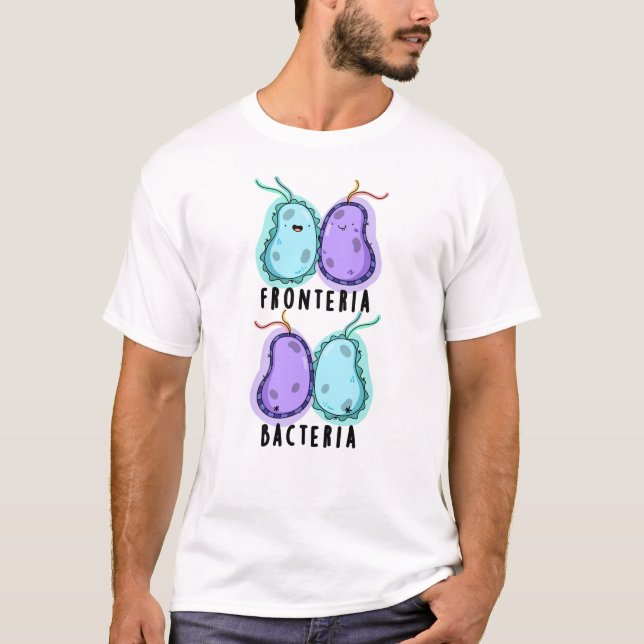 Fronteria Bacteria Funny Biology Pub T-Shirt (Vorderseite)