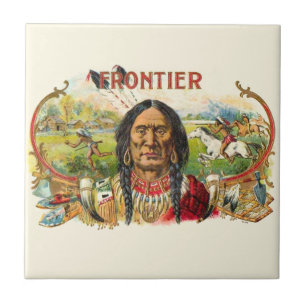 Frontier Cigar Advertising Fliese