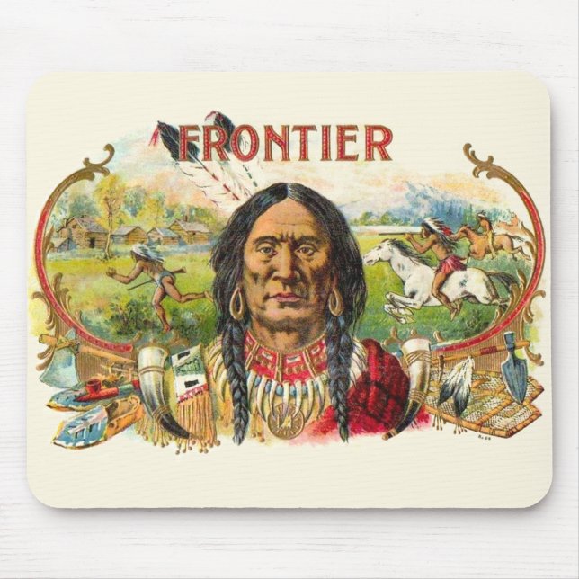 Frontier Cigar Advertising Mousepad (Vorne)