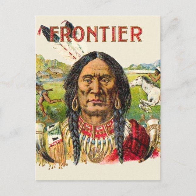 Frontier Cigar Advertising Postkarte (Vorderseite)