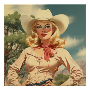 Frontier Femme Fatale: Wild West Geflüster Poster