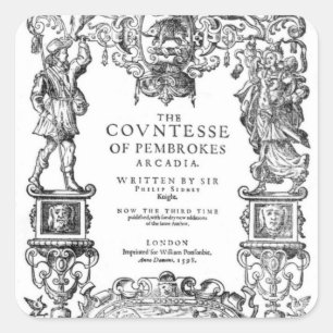 Frontispiece 'Die Gräfin von Pembroke's Quadratischer Aufkleber