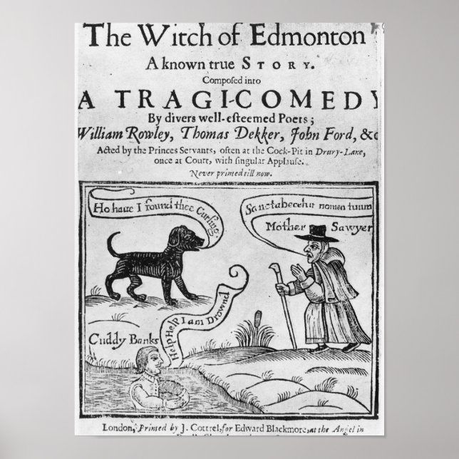 Frontispiece "Die Hexe von Edmonton Poster (Vorne)